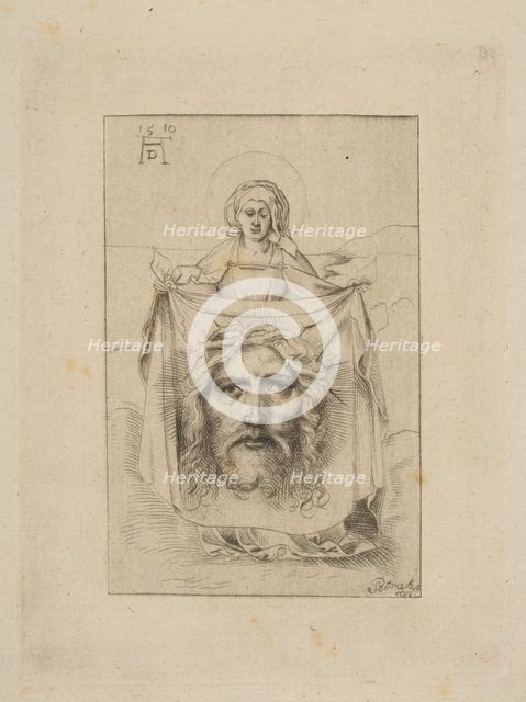 Saint Veronica with the Sudarium, 16th century. Creator: Unknown.