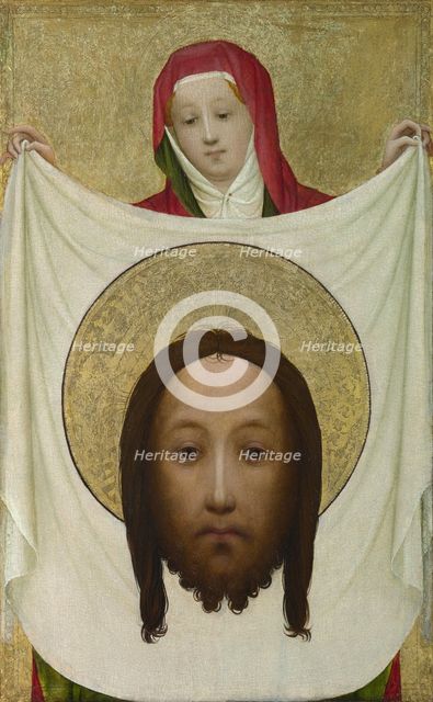 Saint Veronica with the Sudarium, c.1420. Artist: Master of Saint Veronica (active 1395–1420)