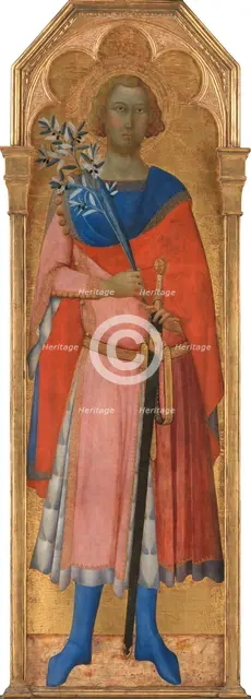 Saint Victor of Siena, c.1350. Creator: Master of the Madonna of the Palazzo Venezia (active 1340-1360).