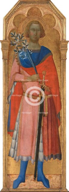Saint Victor of Siena, c.1350. Creator: Master of the Madonna of the Palazzo Venezia (active 1340-1360).