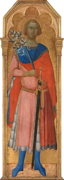Saint Victor of Siena, c.1350. Creator: Master of the Madonna of the Palazzo Venezia (active 1340-1360)