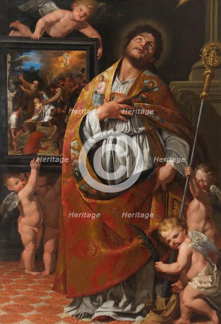 Saint Vigilius of Trent, 1673. Creator: Alberti, Giuseppe (1640-1716).
