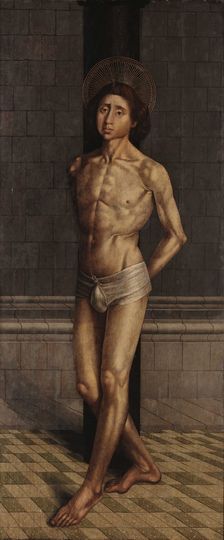 Saint Vincent at the Column, 1470s. Creator: Gonçalves, Nuno (active 1445-1480)