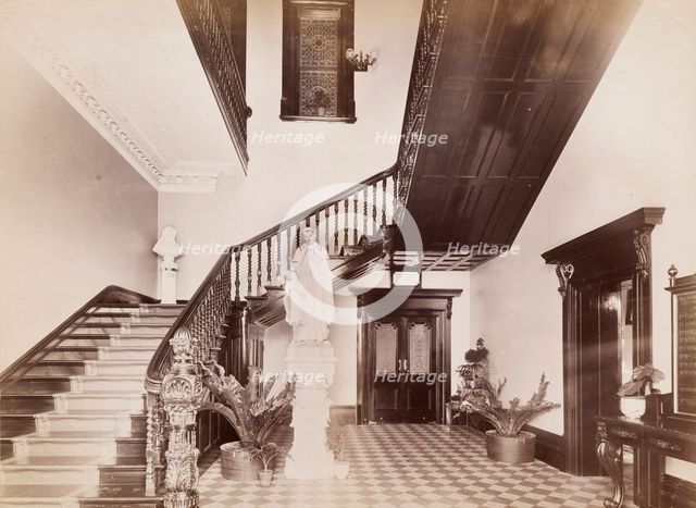 Saint Vincent's Hospital, Sydney: interior, 1880s. Creator: Unknown.