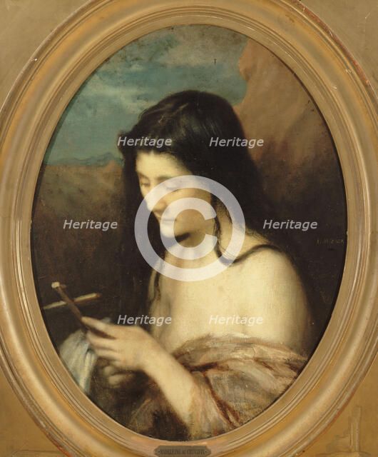 Sainte Marie l'Egyptienne, 1861. Creator: Jean Jacques Henner.