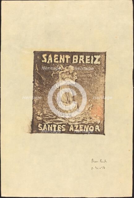 Sainte Azenor de Goelo. Creator: Pierre Roche.