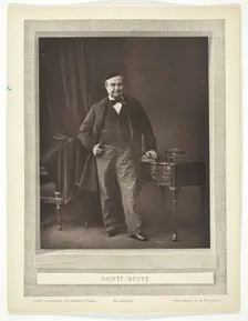 Sainte-Beuve, 1875/77. Creator: Bertall