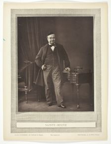 Sainte-Beuve, 1875/77. Creator: Bertall