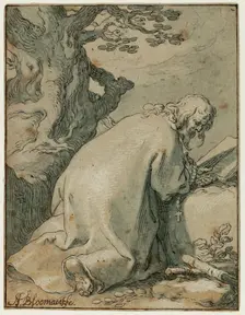 Saintly Hermit, c1612. Creator: Abraham Bloemaert