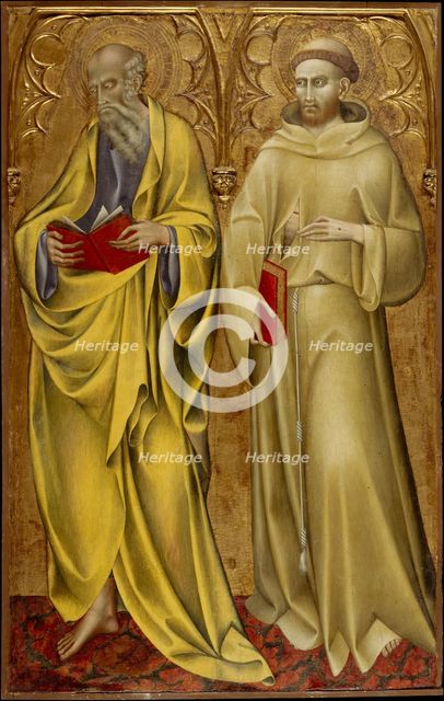 Saints Matthew and Francis, ca. 1435. Creator: Giovanni di Paolo.