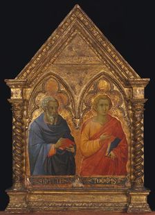 Saints Matthias and Thomas, ca. 1350. Creator: Bartolommeo Bulgarini