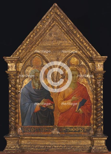 Saints Matthias and Thomas, ca. 1350. Creator: Bartolommeo Bulgarini.