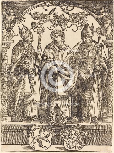 Saints Maximilian, Stephen, and Valentine, 1514. Creator: Wolf Traut.