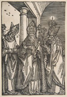 Saints Nicholas, Ulrich and Erasmus.n.d. Creator: Albrecht Durer