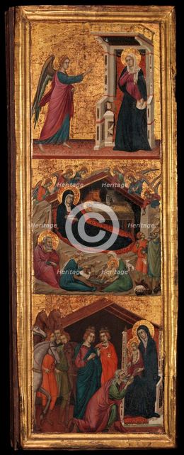 Saints and Scenes from the Life of the Virgin, ca. 1320. Creator: Master of Monte Oliveto.