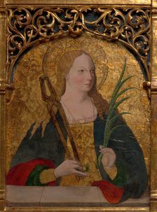 Saints Apollonia, Barbara, and Agatha, 1490/1500. Creator: Master Alejo