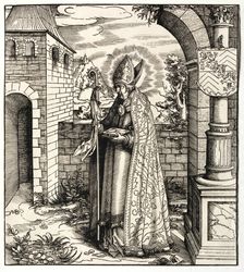 Saints Connected with the House of Hapsburg: A General Account of the Ancestry.... Creator: Leonhard Beck (German, c. 1480-1542)
