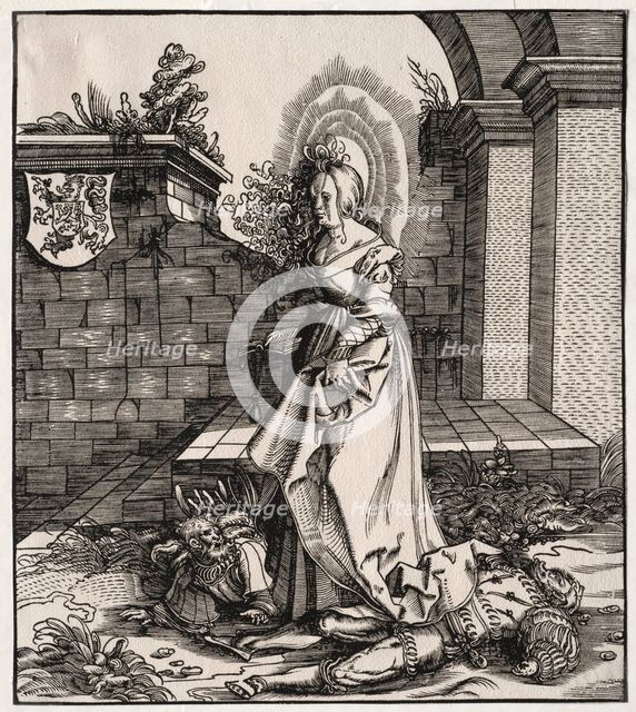 Saints Connected with the House of Hapsburg: A General Account of the Ancestry.... Creator: Leonhard Beck (German, c. 1480-1542).