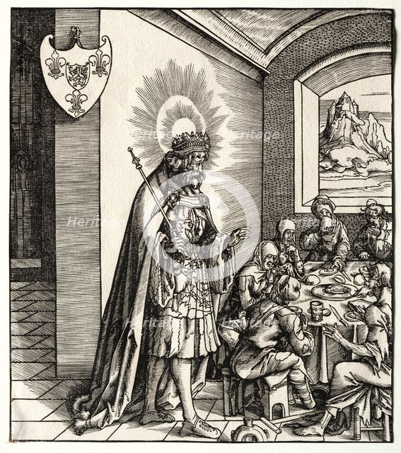 Saints Connected with the House of Hapsburg: A General Account of the Ancestry.... Creator: Leonhard Beck (German, c. 1480-1542).