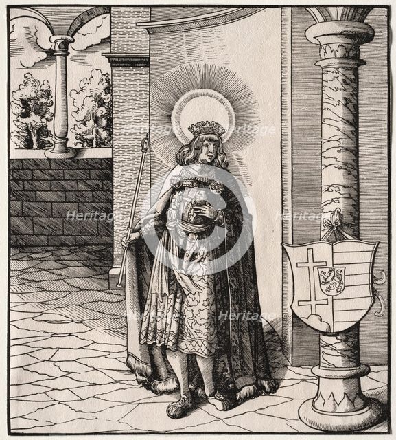 Saints Connected with the House of Hapsburg: A General Account of the Ancestry.... Creator: Leonhard Beck (German, c. 1480-1542).