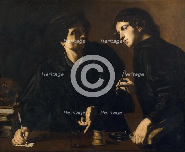 Saints Cosmas and Damian , c. 1620-1630. Creator: Caracciolo, Giovanni Battista (1578-1635).