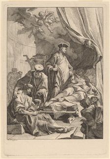 Saints Cosmas and Damian Caring for the Sick, c. 1736. Creator: Paul Troger