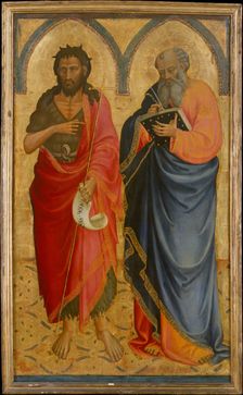 Saints John the Baptist and Matthew, possibly 1433. Creator: Bicci di Lorenzo