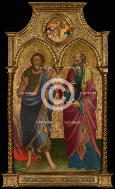 Saints John the Baptist and John the Evangelist, 1408. Creator: Mariotto di Nardo.