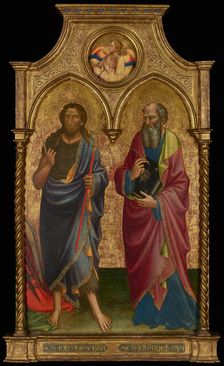 Saints John the Baptist and John the Evangelist, 1408. Creator: Mariotto di Nardo