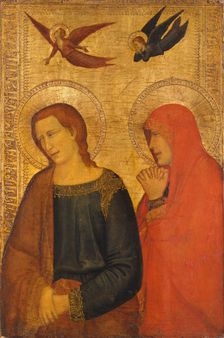 Saints John the Evangelist and Mary Magdalene, ca. 1335-45. Creator: Unknown