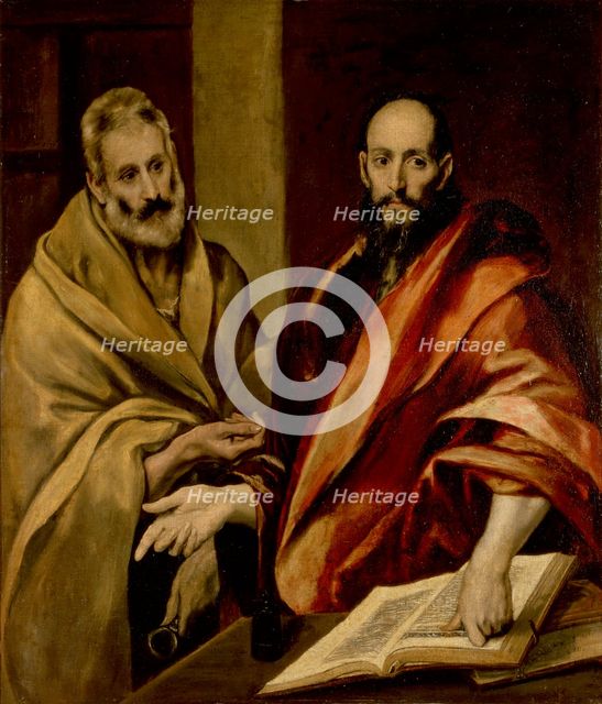 Saints Peter and Paul, 1587. Creator: El Greco.
