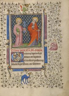 Saints Peter and Paul; Book of Hours, about 1410. Creator: Unknown