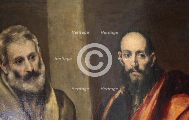 'Saints Peter and Paul', c1587-c1592. Artist: El Greco