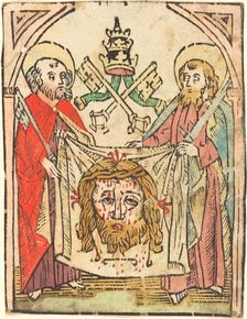 Saints Peter and Paul with the Sudarium, in or after 1475. Creator: Unknown