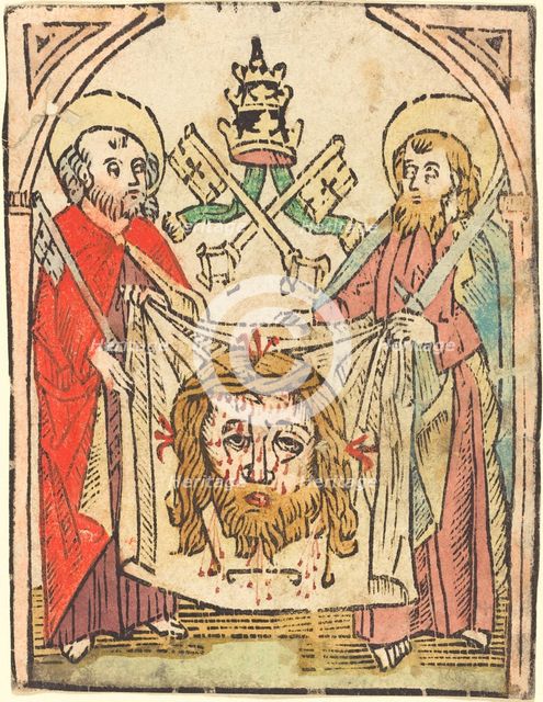 Saints Peter and Paul with the Sudarium, in or after 1475. Creator: Unknown.