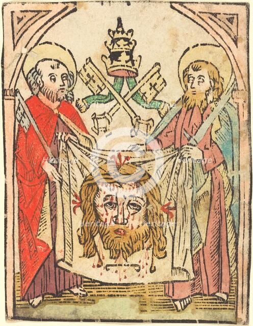Saints Peter and Paul with the Sudarium, in or after 1475. Creator: Unknown.