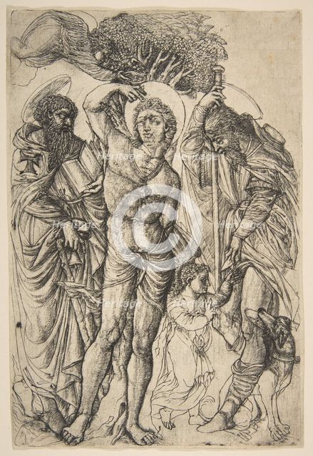 Saints Sebastian, Anthony and Roch.n.d. Creator: Jean Duvet.