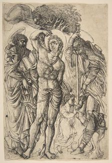 Saints Sebastian, Anthony and Roch.n.d. Creator: Jean Duvet