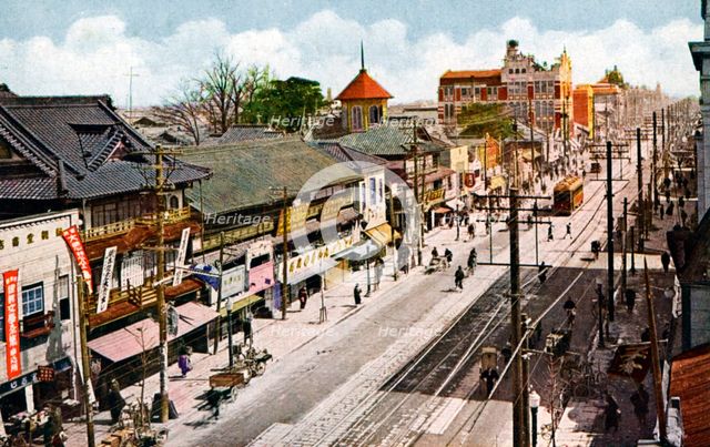 Sakaemachi Street, Nagoya, Japan, 20th century(?). Artist: Unknown