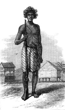 Sakalave policeman, Madagascar, 1881. Creator: Unknown