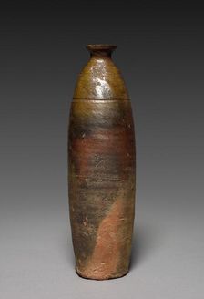 Sake Bottle: Ryukyu Namban Ware, 1700s. Creator: Unknown