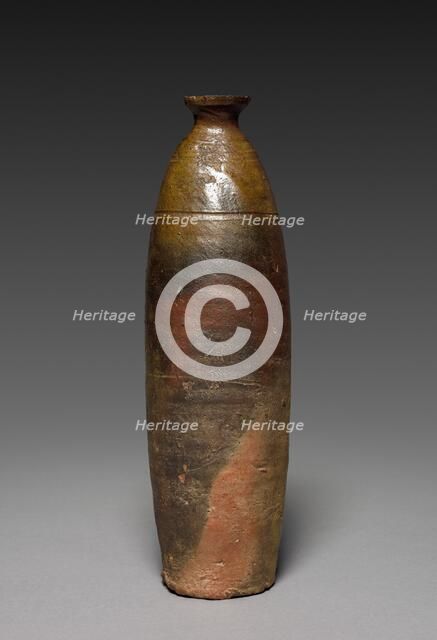Sake Bottle: Ryukyu Namban Ware, 1700s. Creator: Unknown.