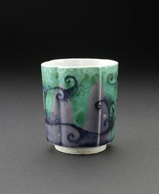 Sake cup with abstract design, c1700