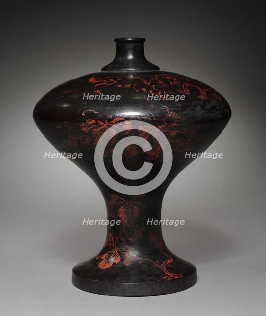 Sake Flask, 1500s. Creator: Unknown.