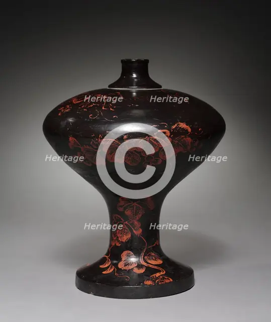 Sake Flask, 1500s. Creator: Unknown.