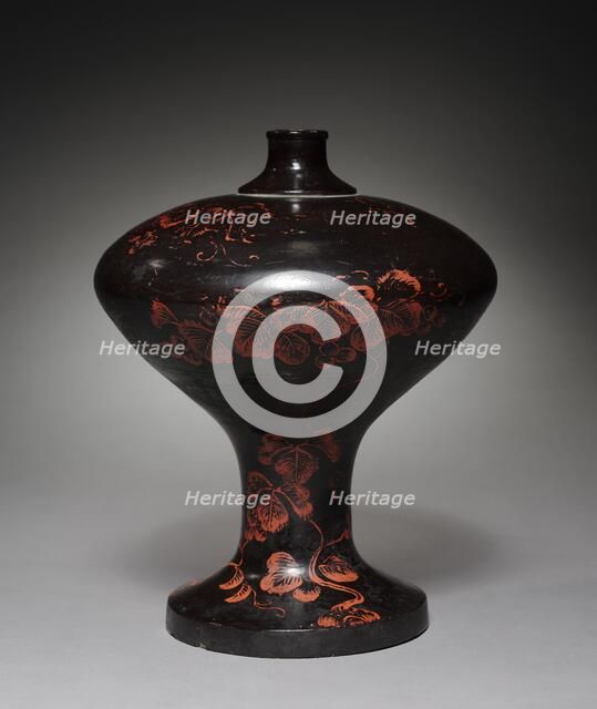 Sake Flask, 1500s. Creator: Unknown.