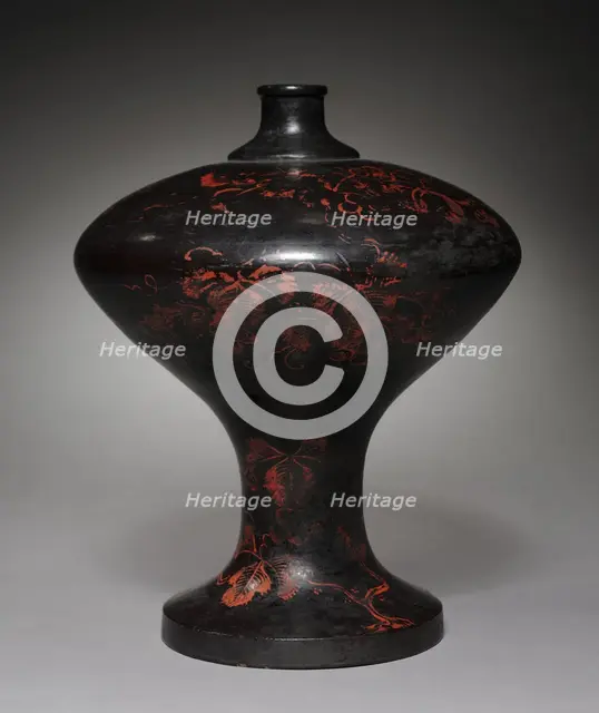 Sake Flask (pair), 1500s. Creator: Unknown.