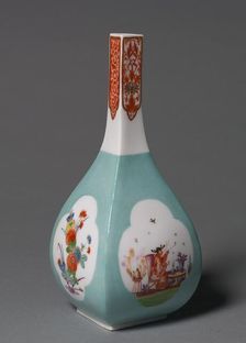 Saki Bottle, c. 1730. Creator: Meissen Porcelain Factory (German); Johann Gregor Herold (German, 1696-1775), probably by