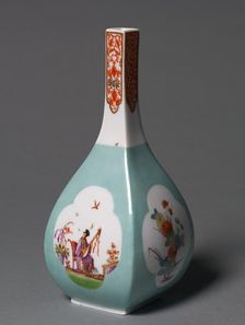 Saki Bottle, c. 1730. Creator: Meissen Porcelain Factory (German); Johann Gregor Herold (German, 1696-1775), probably by