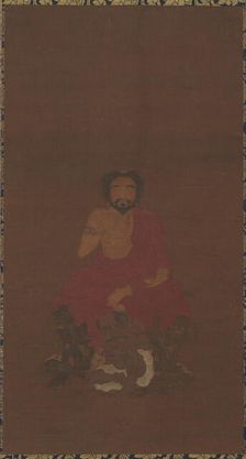 Sakyamuni Seated Upon Three Demon-like Creatures, Possibly Yuan to early Ming dynasty, 14th-15th cen Creator: Unknown